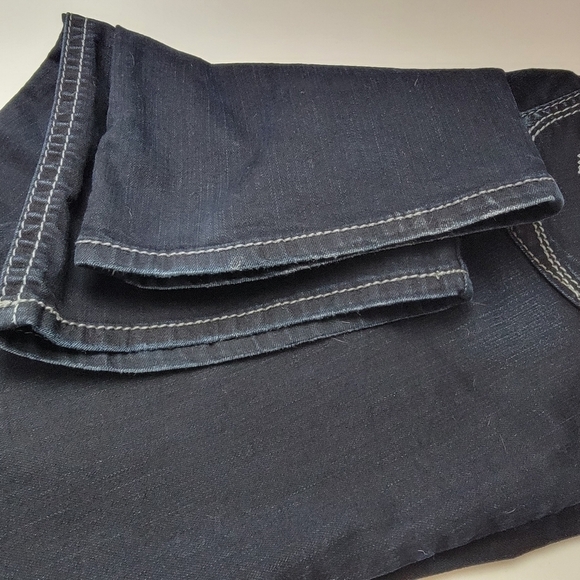 Silver Jeans Suki Mid Rise Bootcut Dark Wash Denim Blue Jeans Sz 28X32 - Picture 13 of 15